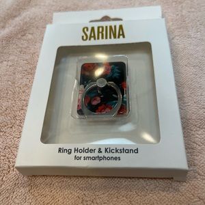 🆕 - Sarina-brand Smartphone Kickstand and Holder with Rose 🌹 Print
